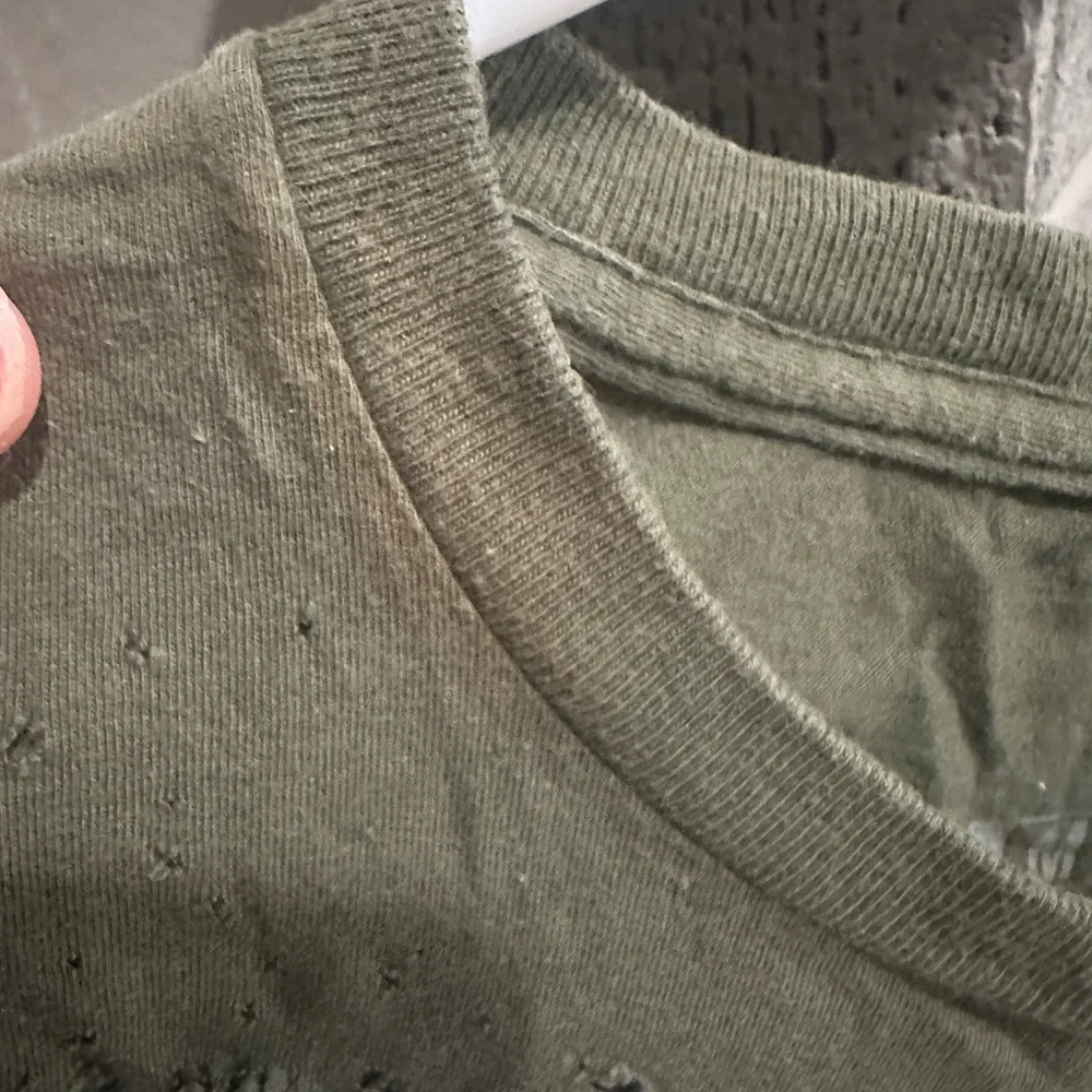 God Is Dope Olive Green T-Shirt - Picture 4 of 4
